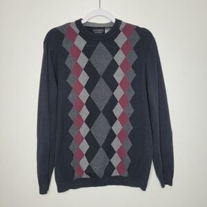 Vintage y2k dark academia preppy school girl cotton sweater size Medium